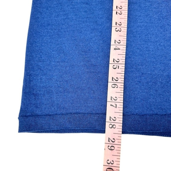 Manrico Cashmere silk blue purple open cardigan sweater large - Picture 15 of 15